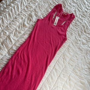 Sundry Pink MIDI dress